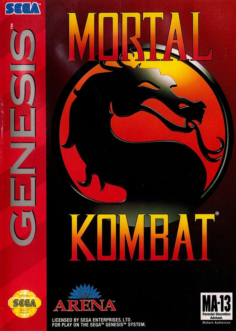 Mortal Kombat - игра для sega